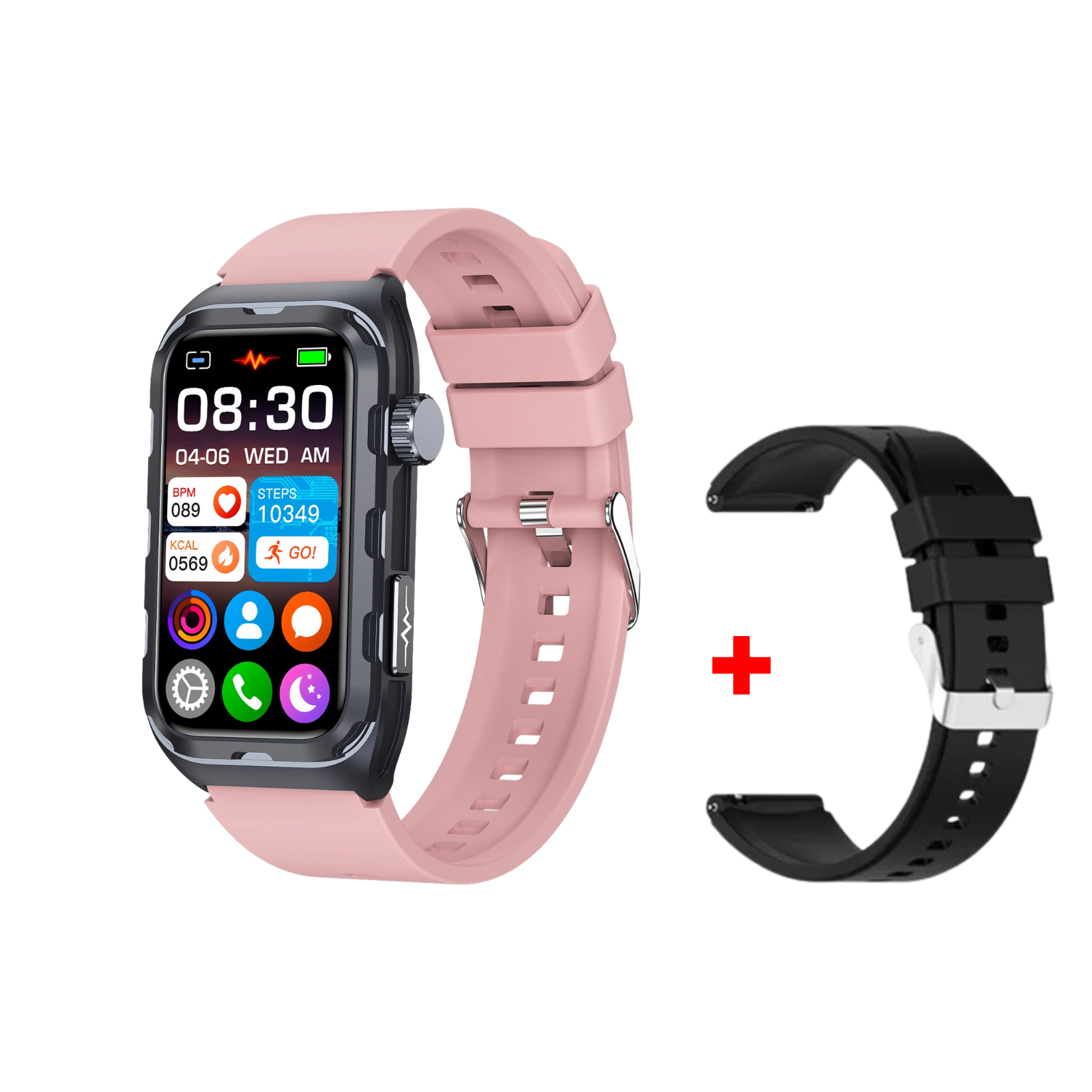 Credor® Fitness - Smart Bracelet ECG Health Monitoring Blood Pressure Glucose Heart Rate Wristwatch