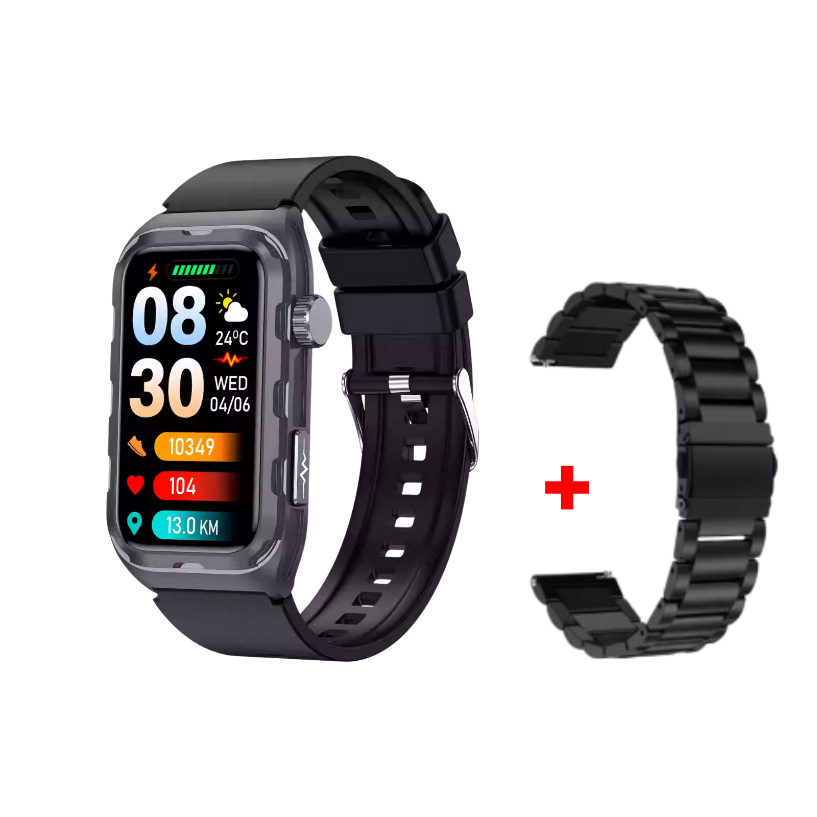 Credor® Fitness - Smart Bracelet ECG Health Monitoring Blood Pressure Glucose Heart Rate Wristwatch