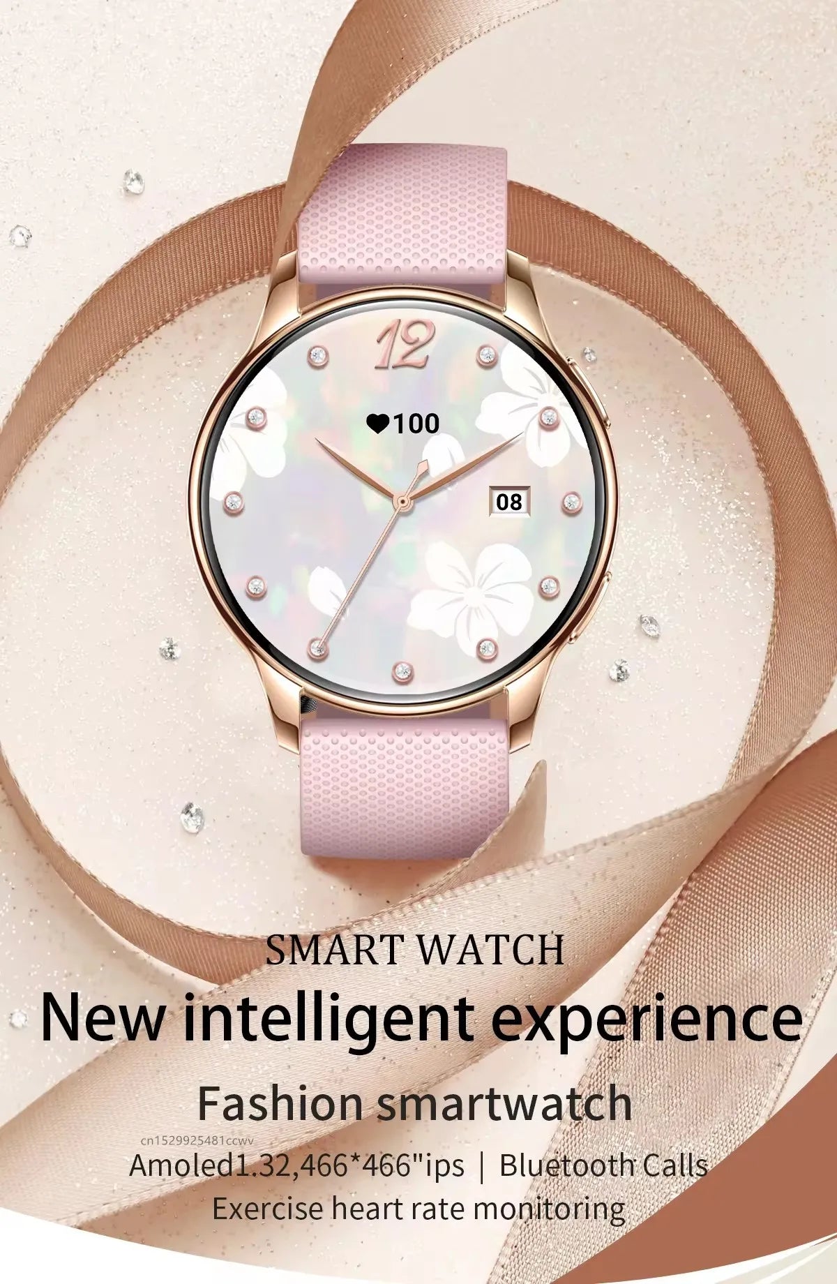 Credor® Frost - Fashion Women Smart Watch AMOLED HD