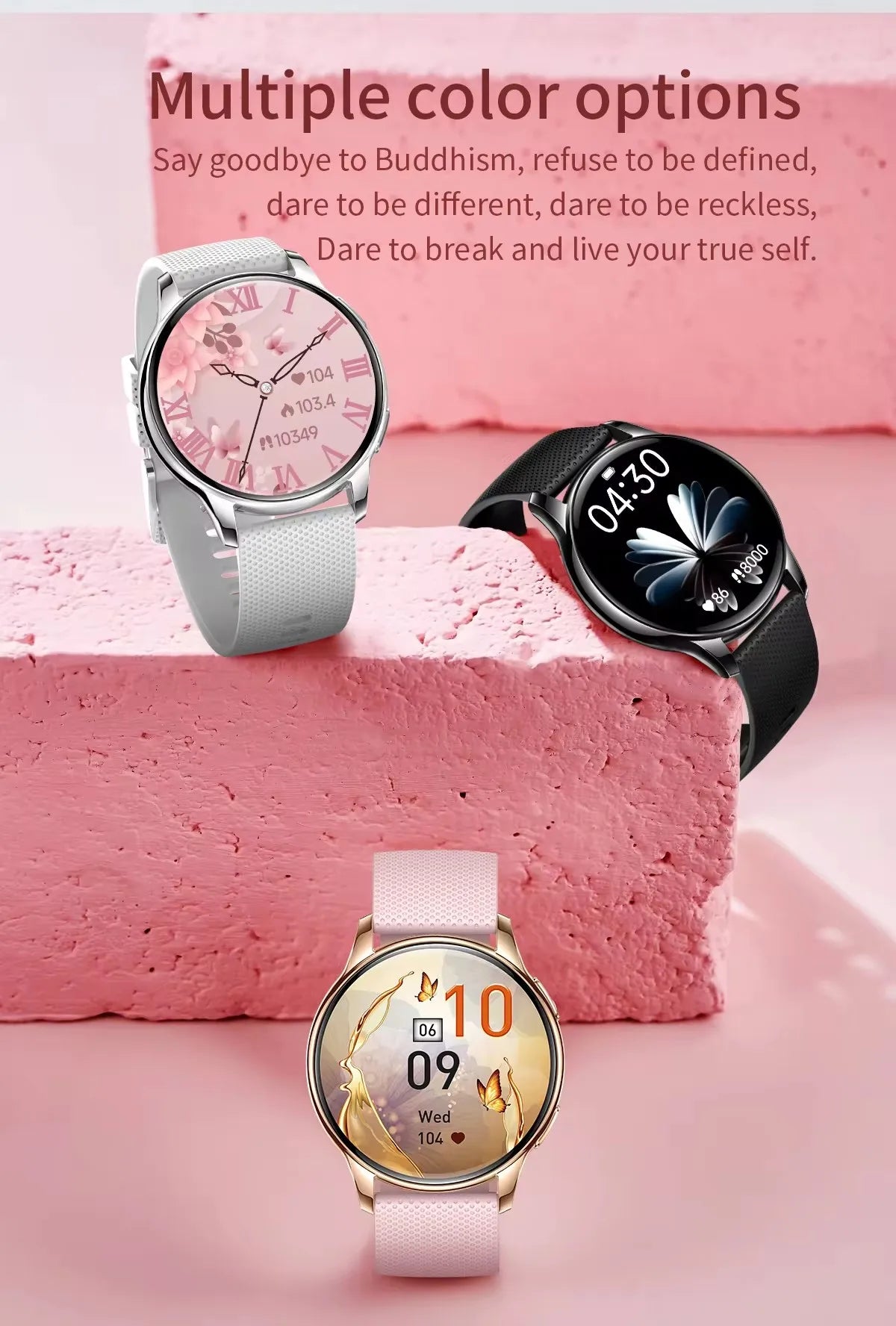 Credor® Frost - Fashion Women Smart Watch AMOLED HD